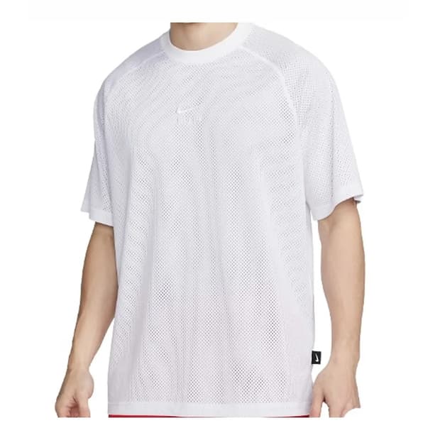 나이키 에어 오버사이즈 메쉬 탑 반팔 져지 L