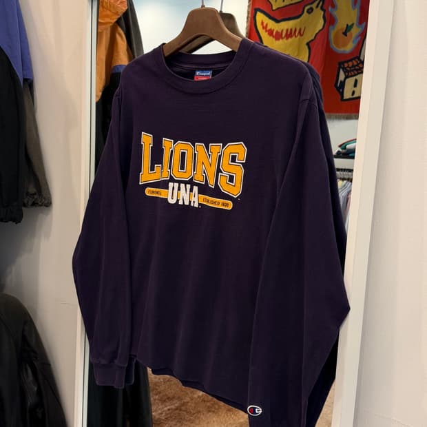 00s Champion 챔피온 UNA LIONS 컷오프 롱슬리브