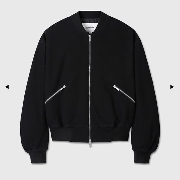 #새상품 [토니웩] 가먼트 봄버 블랙 XL