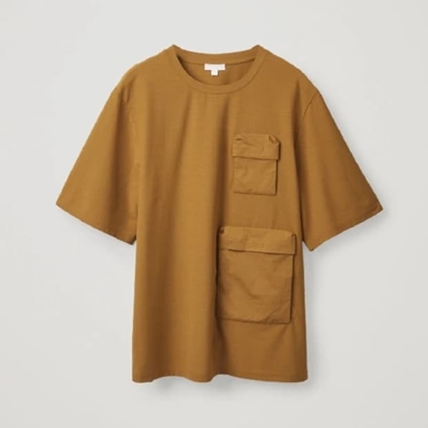 COS 코스 릴렉스드핏 유틸리티 티셔츠 XL 