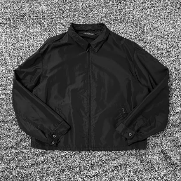 빈티지9. 폴로랄프로렌 나일론 베이포트 바람막이 점퍼 블랙