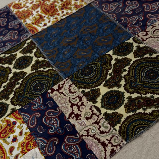 솔로이스트 앤티크 패치워크 반다나