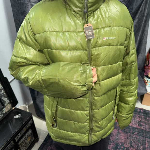 UC BERKELEY 올리브 패딩