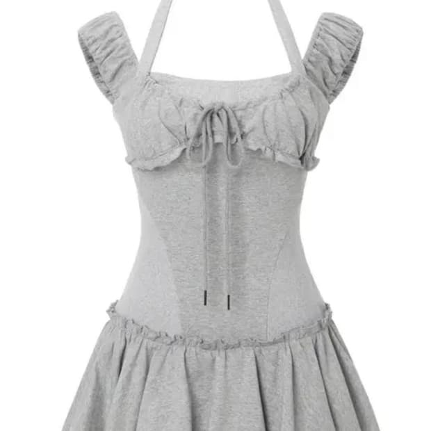 쓰리타임즈 Ann 홀터 원피스