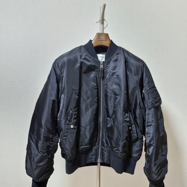 자바나스 검정색 MA-1 항공점퍼 L