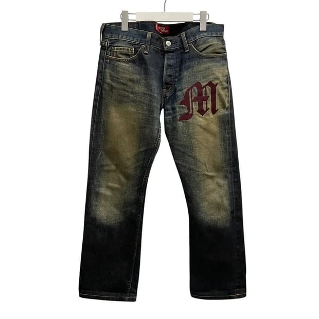 리바이스 꼼데 준야 콜라보 자수 데님 30 size