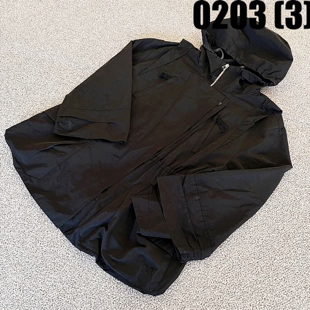 [실측확인] 시슬리 블랙 후드 숏 야상 후드점퍼