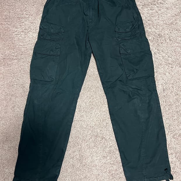 kith 밴딩 카고 블랙 팬츠