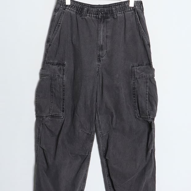 G U Wide Cargo Denim Pant (31)