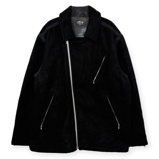 스투시 울 라이더 자켓