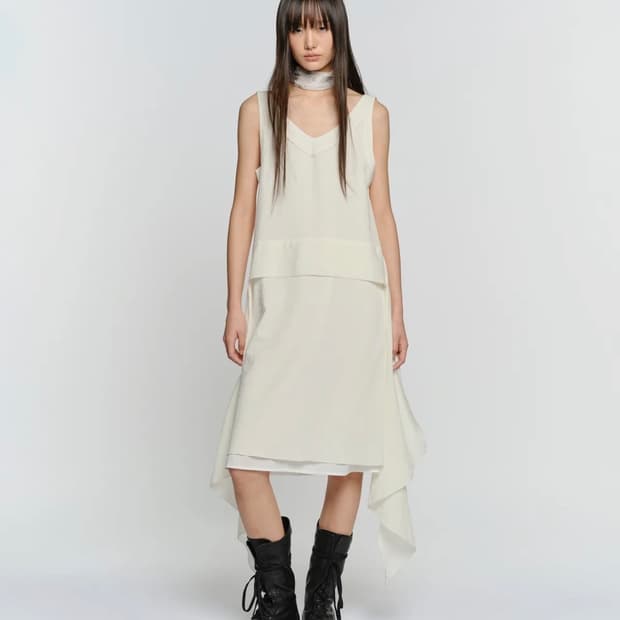 썬번프로젝트 soft gauze layered onepice 