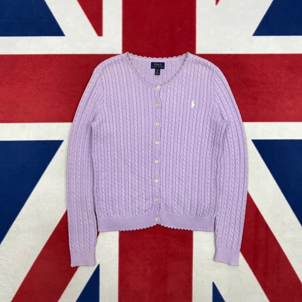 폴로 가디건 실측 여성 55