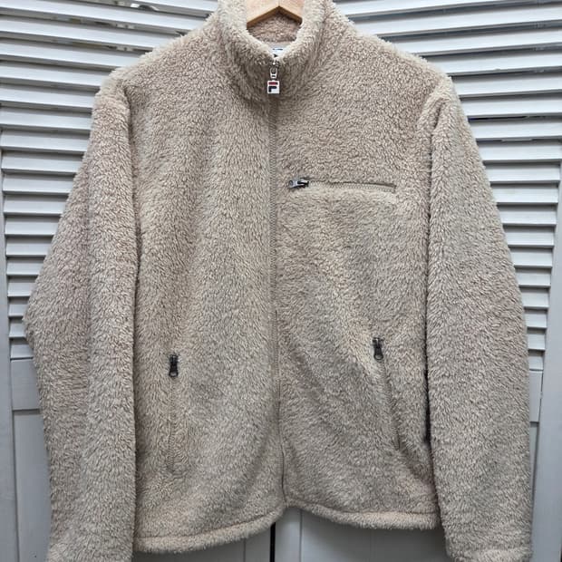 휠라 후리스 집업 자켓