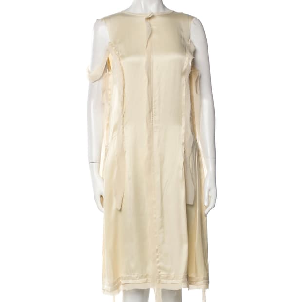 Maison margiela ripped dress 40