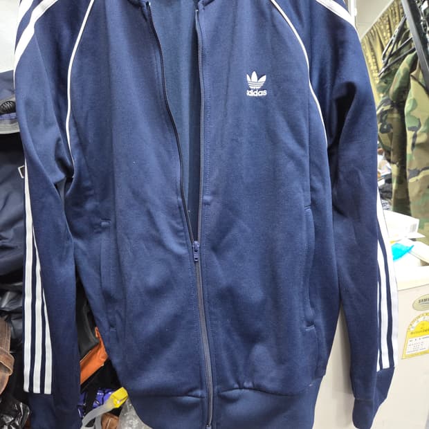 아디다스   네이비   트랙탑져지