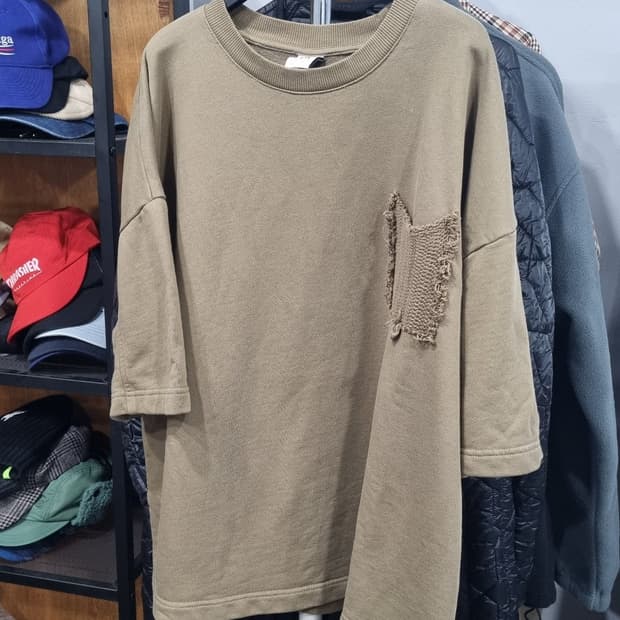 자라 옴므 오버사이즈 반팔티 국내 105~110 (xL)