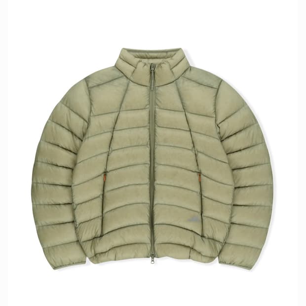 썬러브 sunlove 경량 패딩 light down jacket 카키