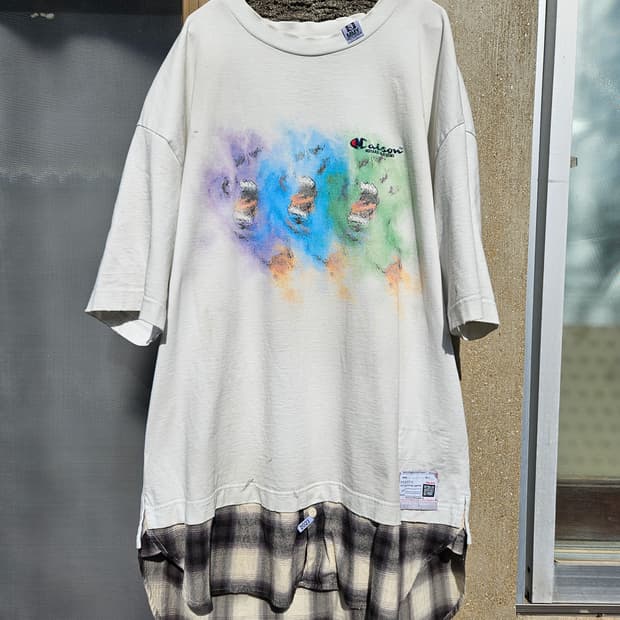 Maison Mihara Yasuhiro 레이어드 티셔츠
