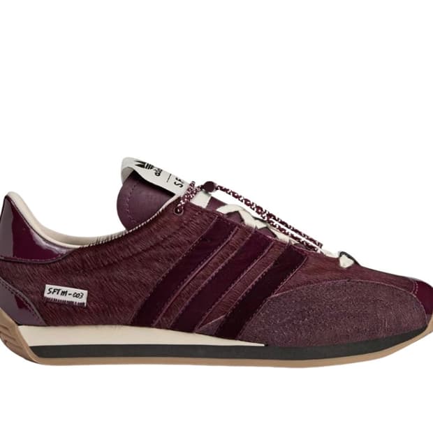 아디다스 x 송 포 더 뮤트 컨트리 OG 마룬 코어 블랙