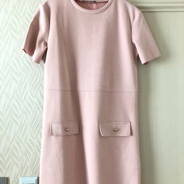 자라 원피스 핑크