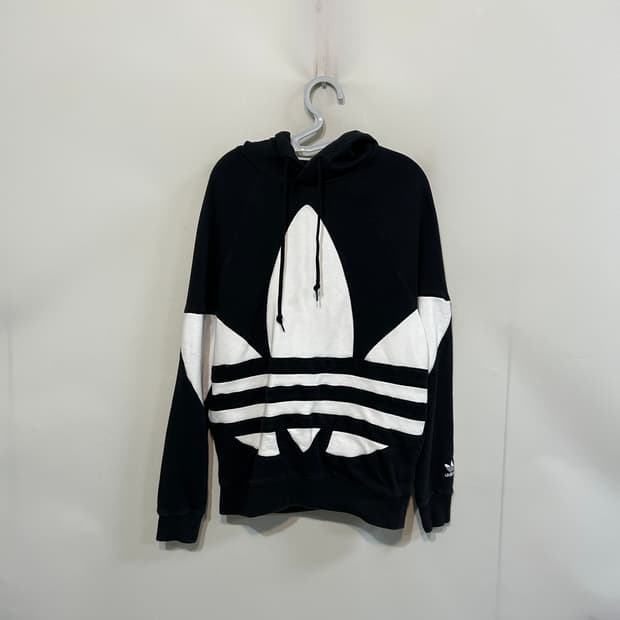 아디다스 남성 기모 후드티 M