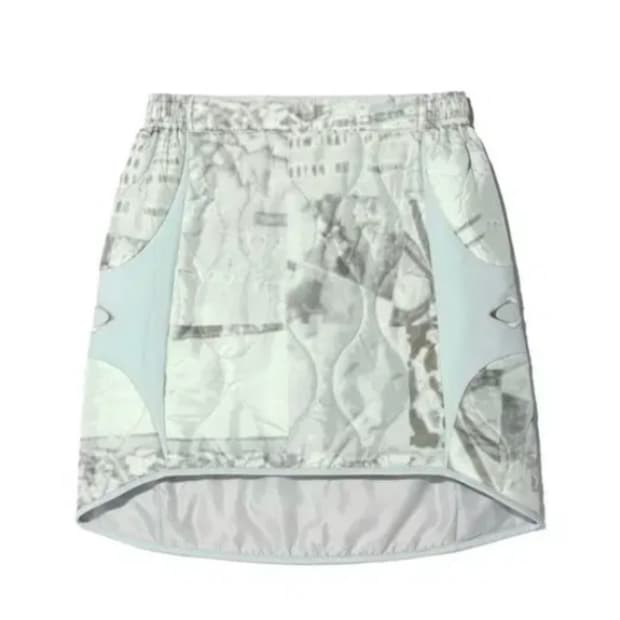 미스치프 퀼티드 라이너 미니 스커트