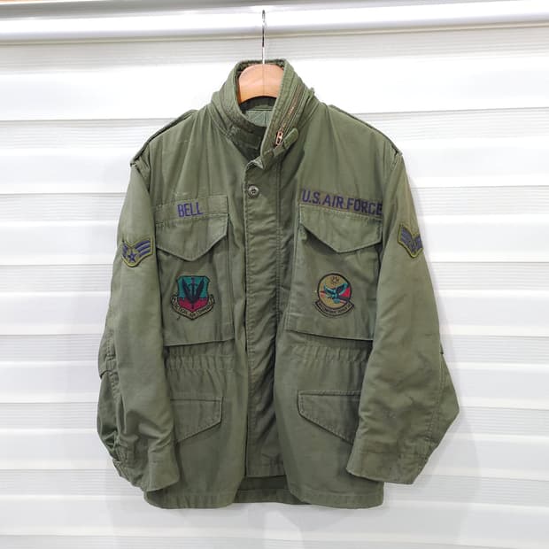 80s 빈티지 M-65 필드 자켓- 우먼S-M