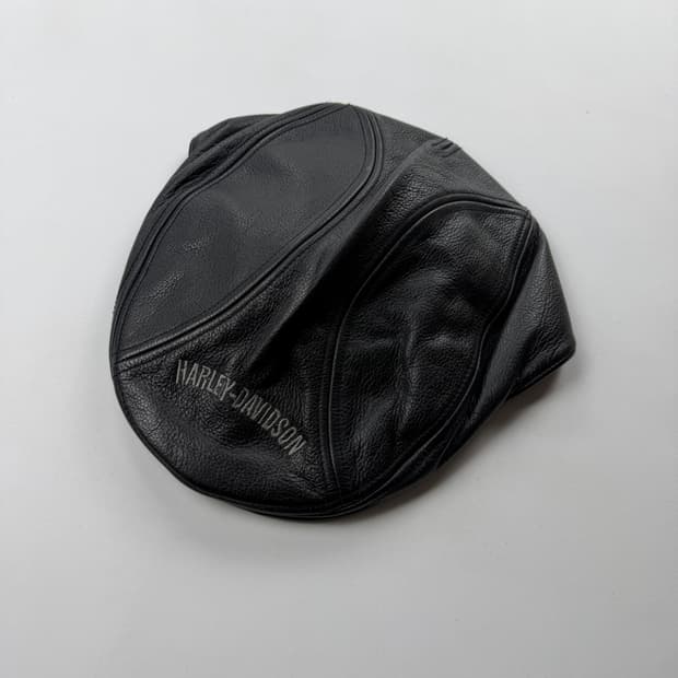 할리데이비슨 소가죽 헌팅캡