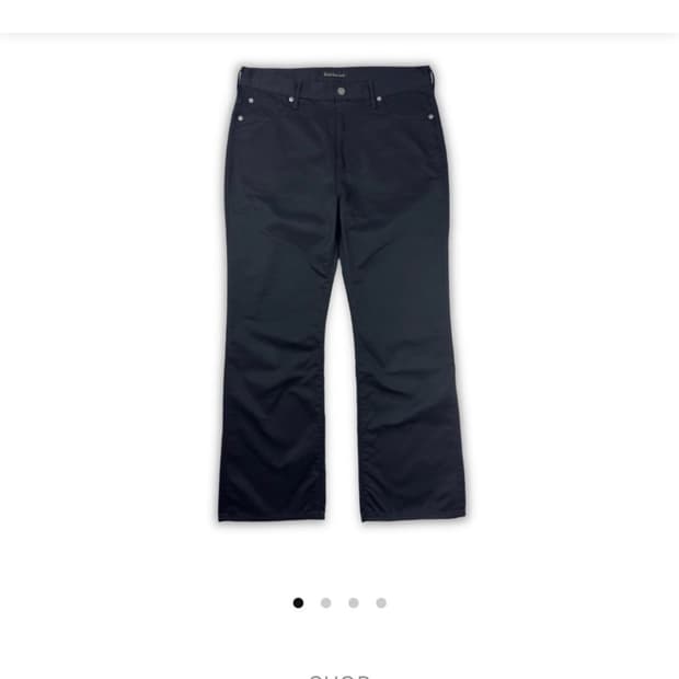 뤠쓰 부츠컷 치노 블랙 32