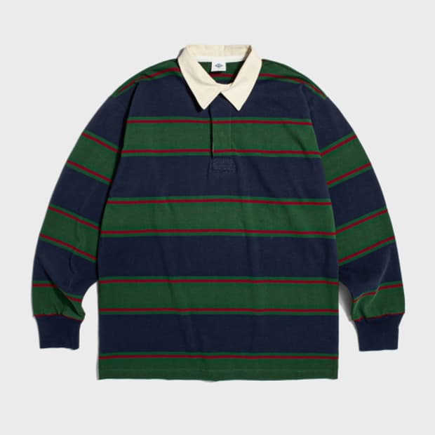 [새상품] 브론슨 스트라이프 럭비 티셔츠