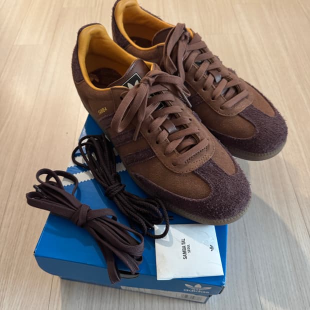 아디다스 삼바 탈 og 브라운 275