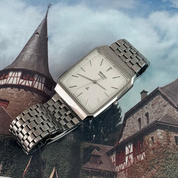 세이코 Seiko 쿼츠 스퀘어