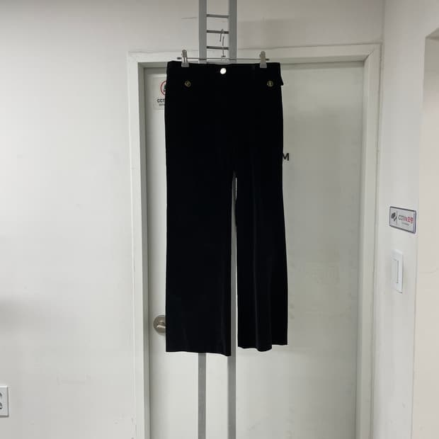 돌체앤가바나 벨벳 블랙 팬츠 40(W)