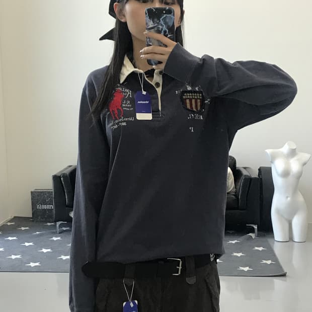 폴로랄프로렌 럭비 카라티