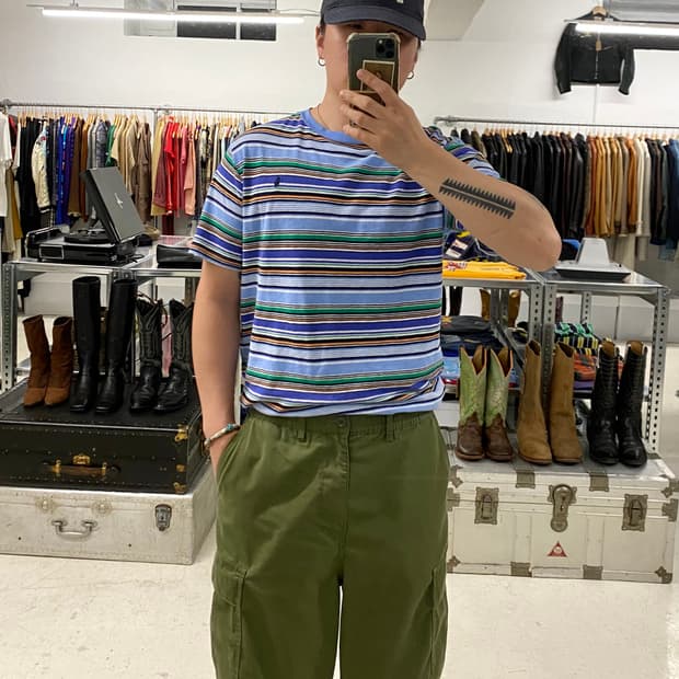 POLO stripe t-shirt 폴로 스트라이프 티셔츠