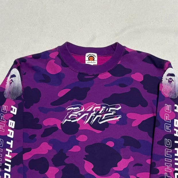 베이프 키즈 카모 스웻
