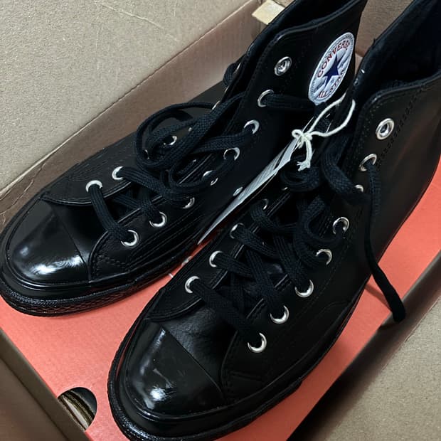 컨버스 70s 하이 레더 블랙