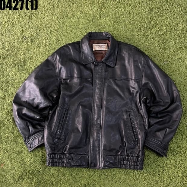 빈티지 가죽 자켓