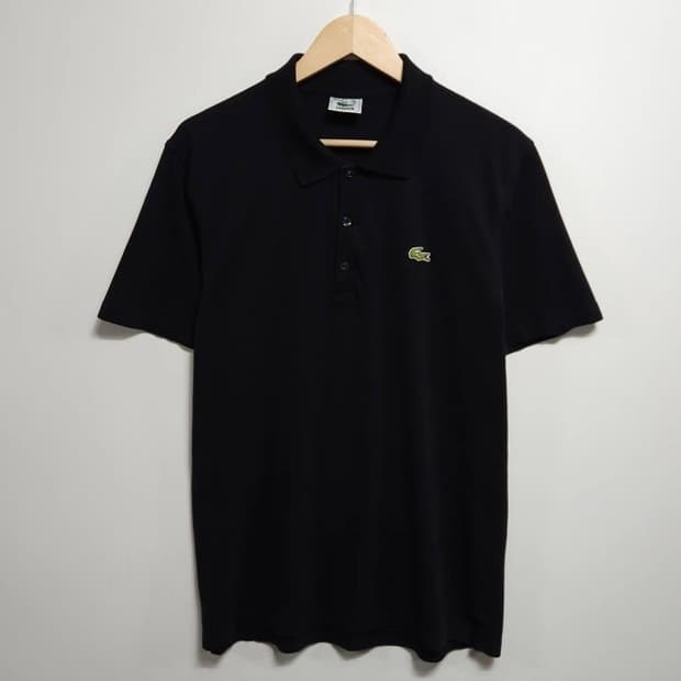 100~105 LACOSTE 라코스테 반팔카라티 블랙