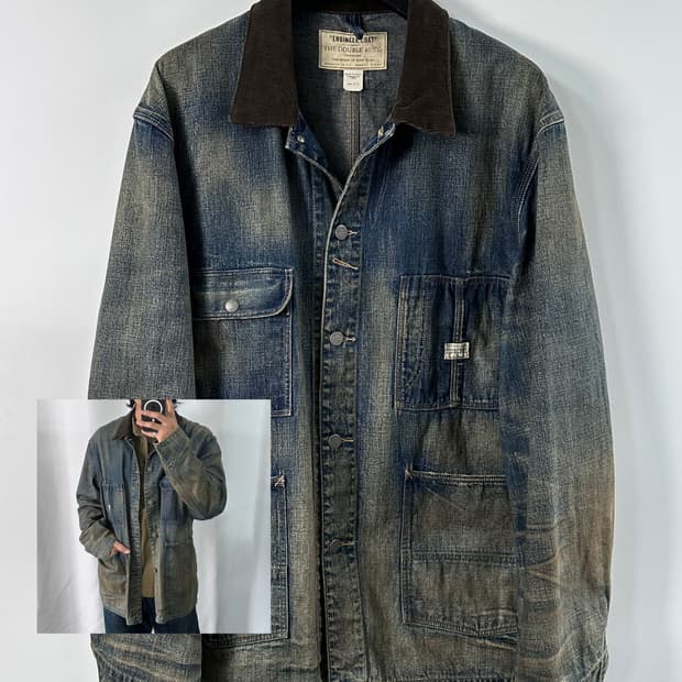 RRL 더블알엘 엔지니어 코트 초어 자켓 (va.31)