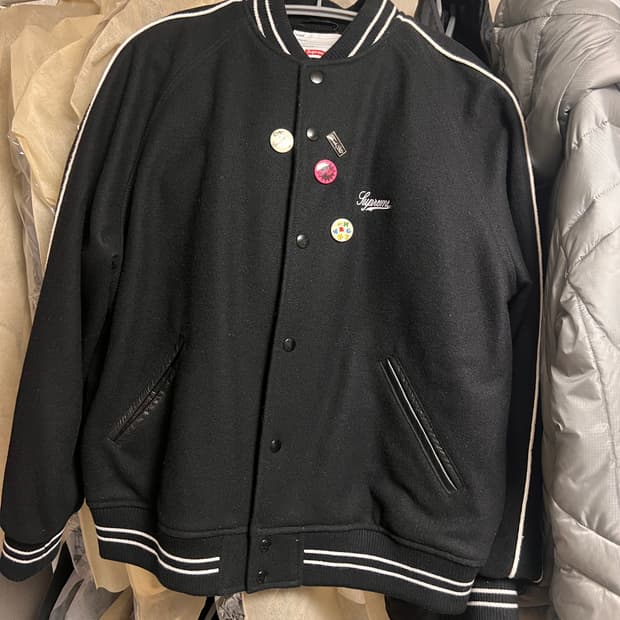 [L]슈프림 x 제이미 리드 이츠 올 볼록스 바시티 자켓