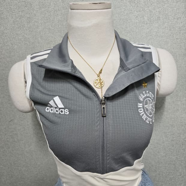 져지액티브탑 회색 아디다스 