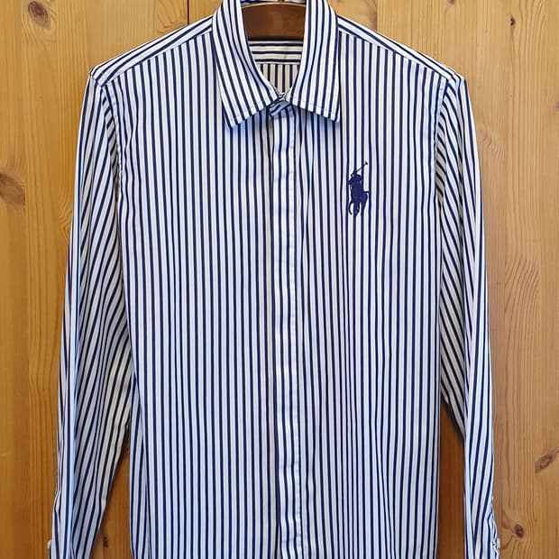 66.폴로 빅포니 스트라이프 셔츠 