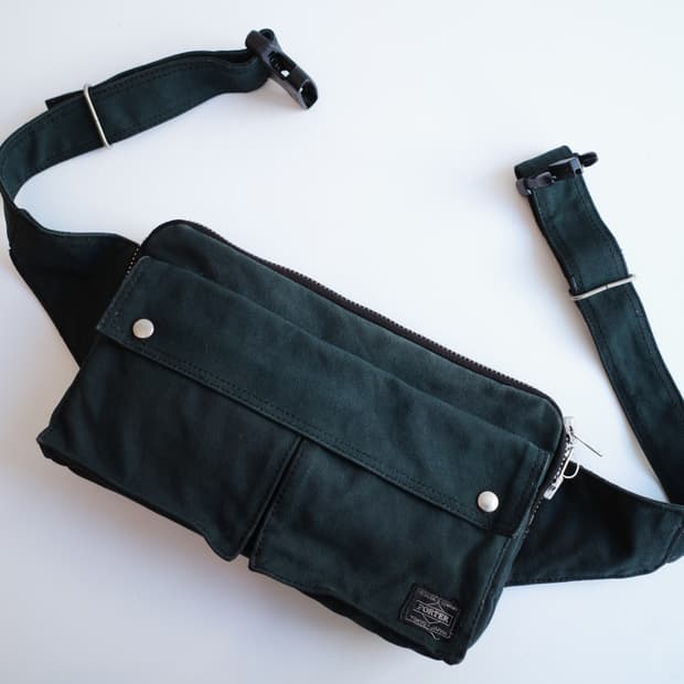 PORTER 요시다 포터 캔버스 웨이스트 백