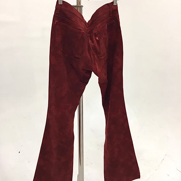 Y2K Vintage Red Flare Jeans