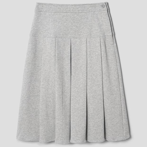 에잇세컨즈 저지 턱 스커트