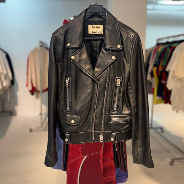 Acne studios 아크네스튜디오 라이더레더자켓