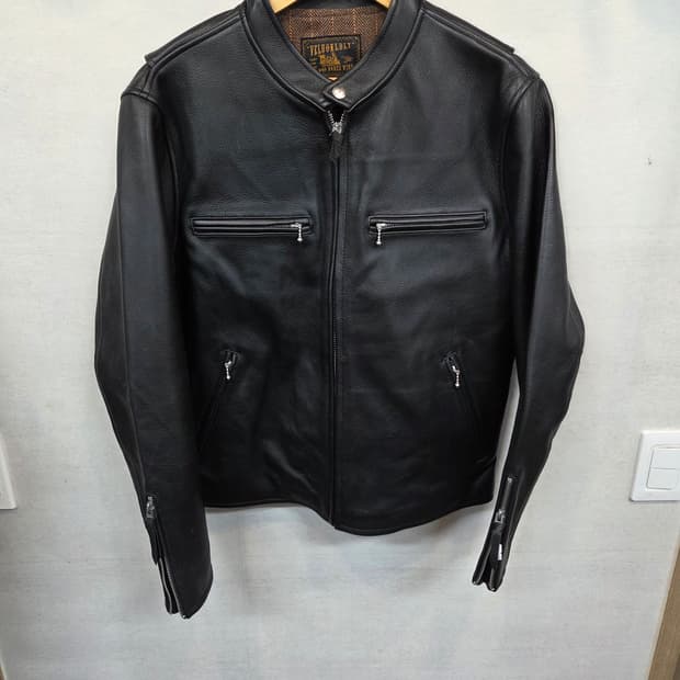 Veluokldly 100프로 소가죽 라이더 자켓 xxl