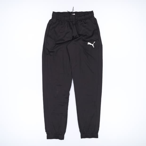 [US-S ] 푸마 스몰로고 트레이닝 블랙 팬츠 1217J2
