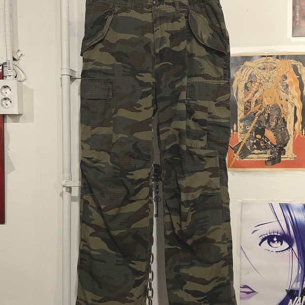 alpha industries 알파인더스트리 카모플라쥬 카고 팬츠